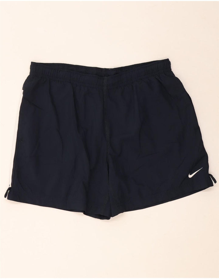 Pantaloni scurți sport NIKE Dri Fit pentru bărbați XL, poliester bleumarin