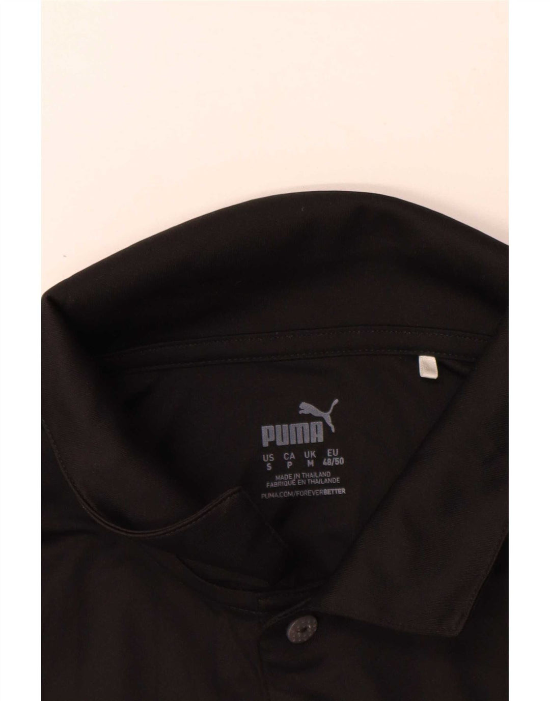 Tricou polo Puma pentru bărbați, poliester mediu negru