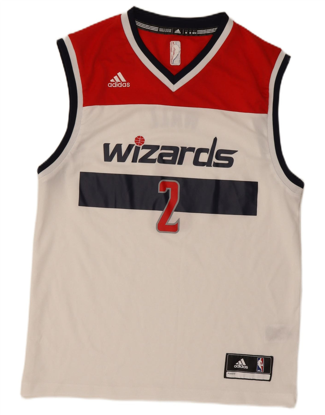 Vestă grafică ADIDAS pentru bărbați, alb, mediu, poliester