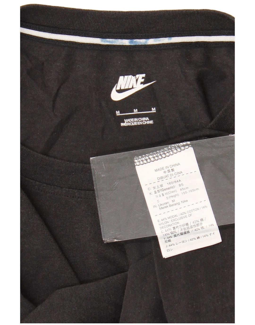 Tricou grafic pentru femei NIKE Top UK 12 Medium Black Modal