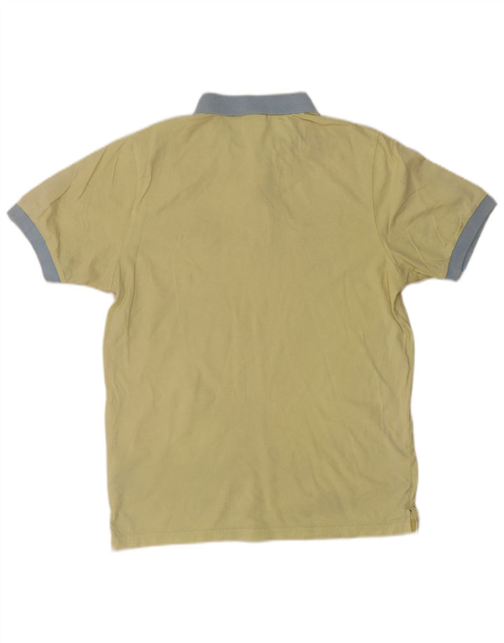 Cămașă polo pentru bărbați Ellesse, galben mare, bumbac color bloc