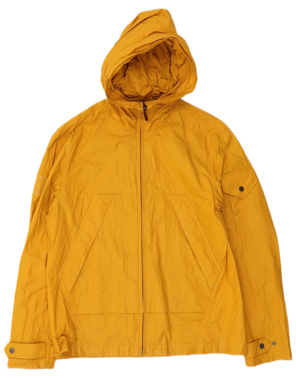 Jachetă de ploaie cu glugă pentru bărbați Pretty Green UK 40 Large Yellow