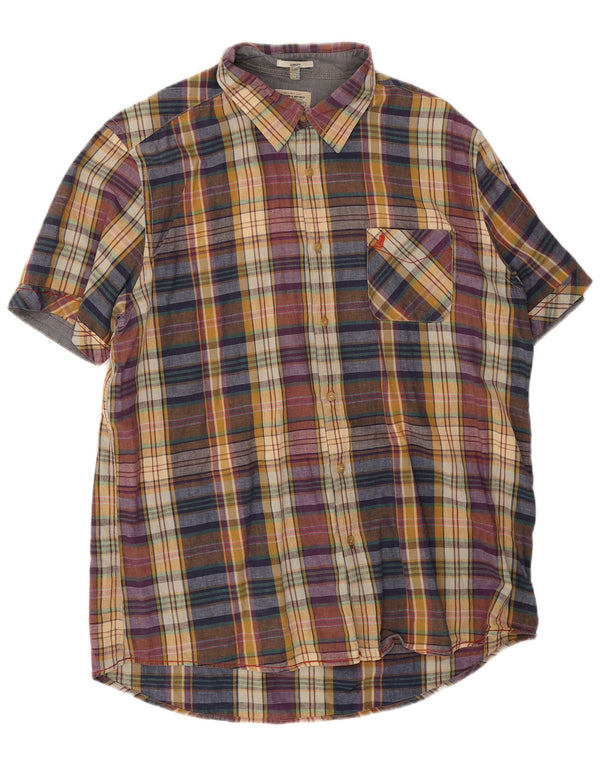 Cămașă pentru bărbați Marlboro Classics cu mânecă scurtă, slim fit, 3XL, multicoloră