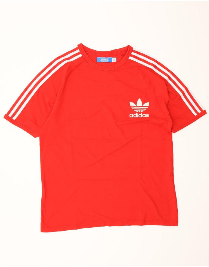Tricou pentru bărbați Adidas Top mare bumbac roșu