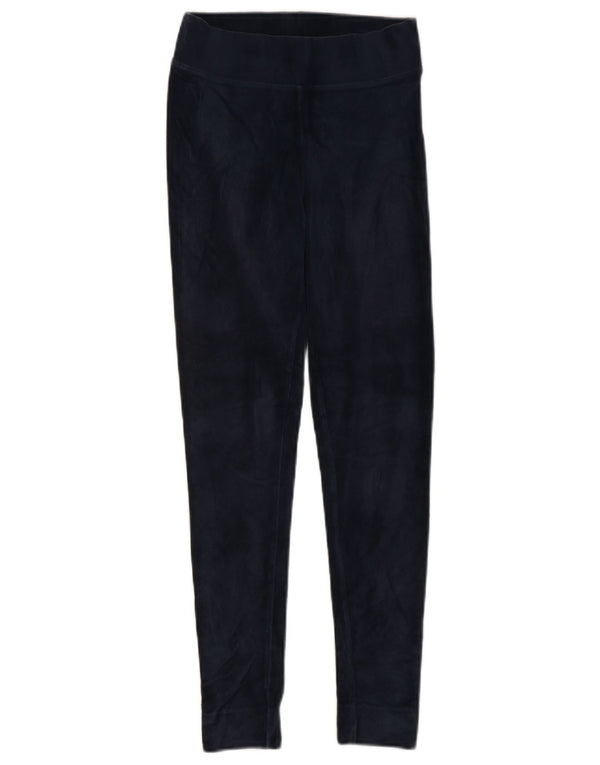 Leggings din velur pentru femei Marks & Spencer UK 6 XS Bumbac bleumarin