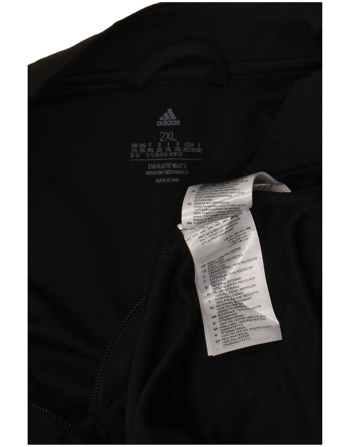 Jachetă de trening Aeroready ADIDAS pentru femei UK 24/26 2XL poliester negru