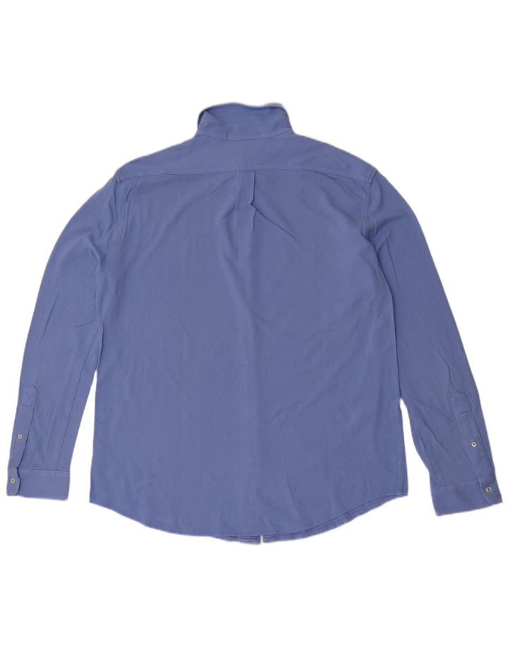 Cămașă pentru bărbați Ralph Lauren, mare, albastru, bumbac