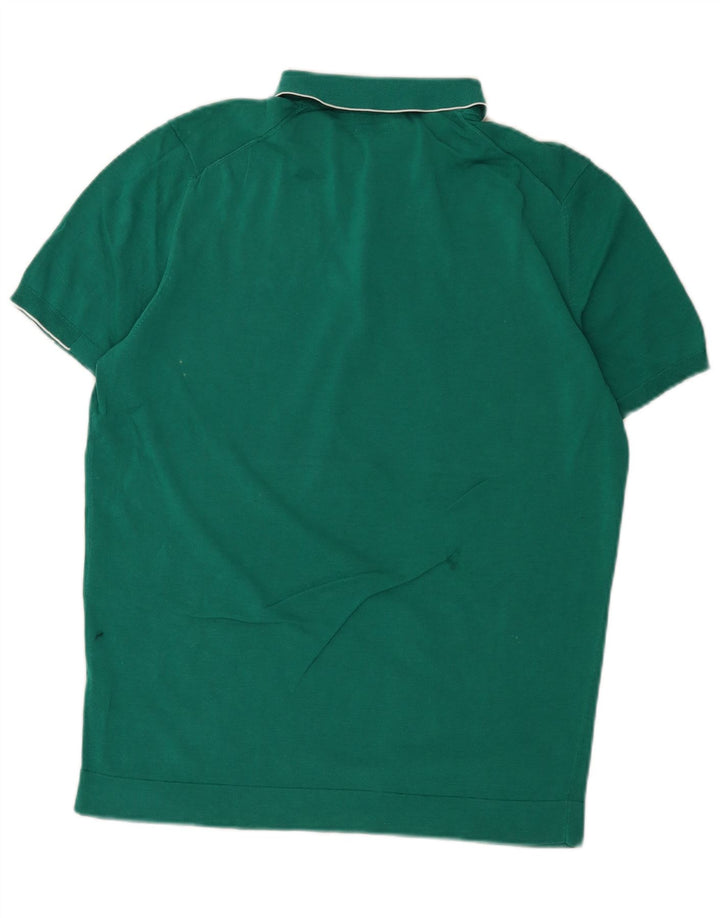 Tricou polo Massimo Dutti pentru bărbați, verde mare