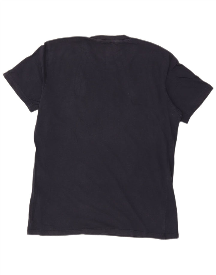 Tricou grafic Lee pentru bărbați, cu croială obișnuită, mic, bleumarin