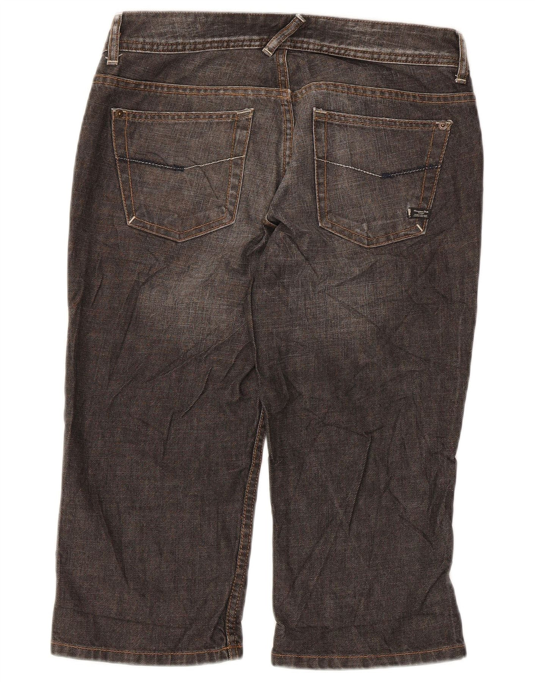 Bermude Massimo Dutti pentru damă, W28, bumbac, gri mediu