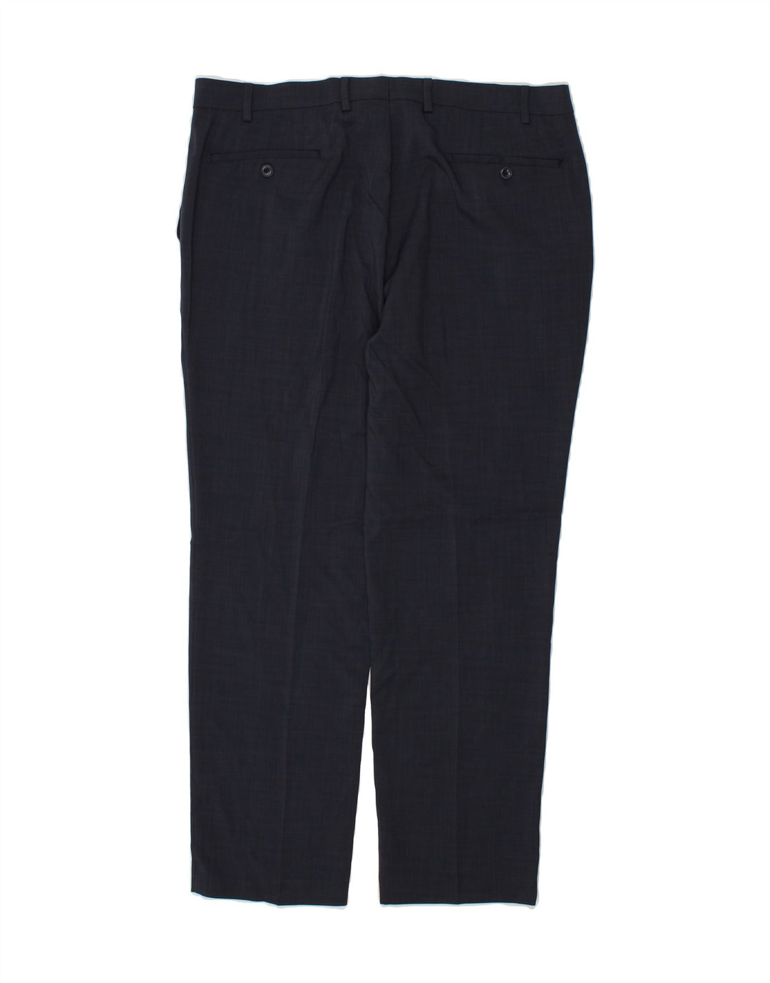 MICHAEL KORS Mens Slim Suit Trousers W38 L30  Navy Blue Polyester Vintage Michael Kors and Second-Hand Michael Kors from Messina Hembry 