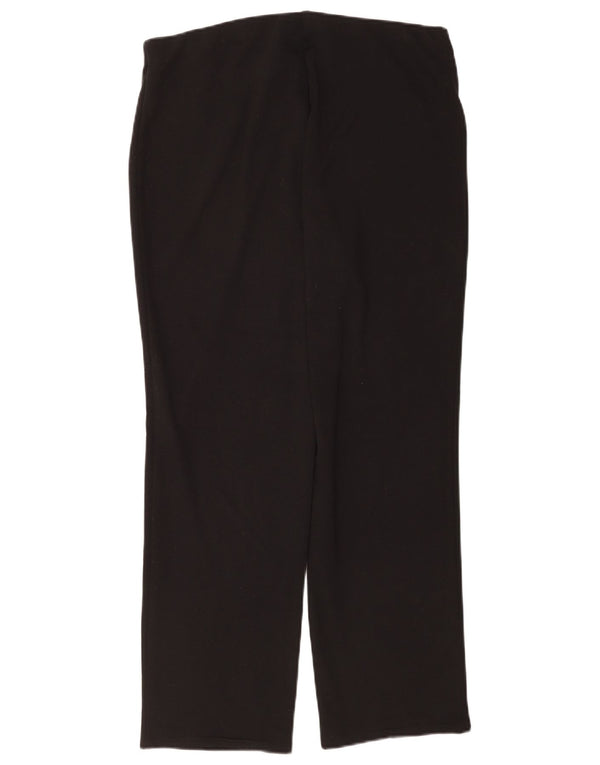 Pantaloni casual drepti pentru femei Marks & Spencer UK 14 Large W34 L28 Negru