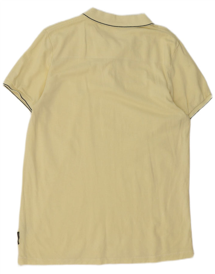 Tricou polo pentru bărbați French Connection, bumbac cu dungi galbene