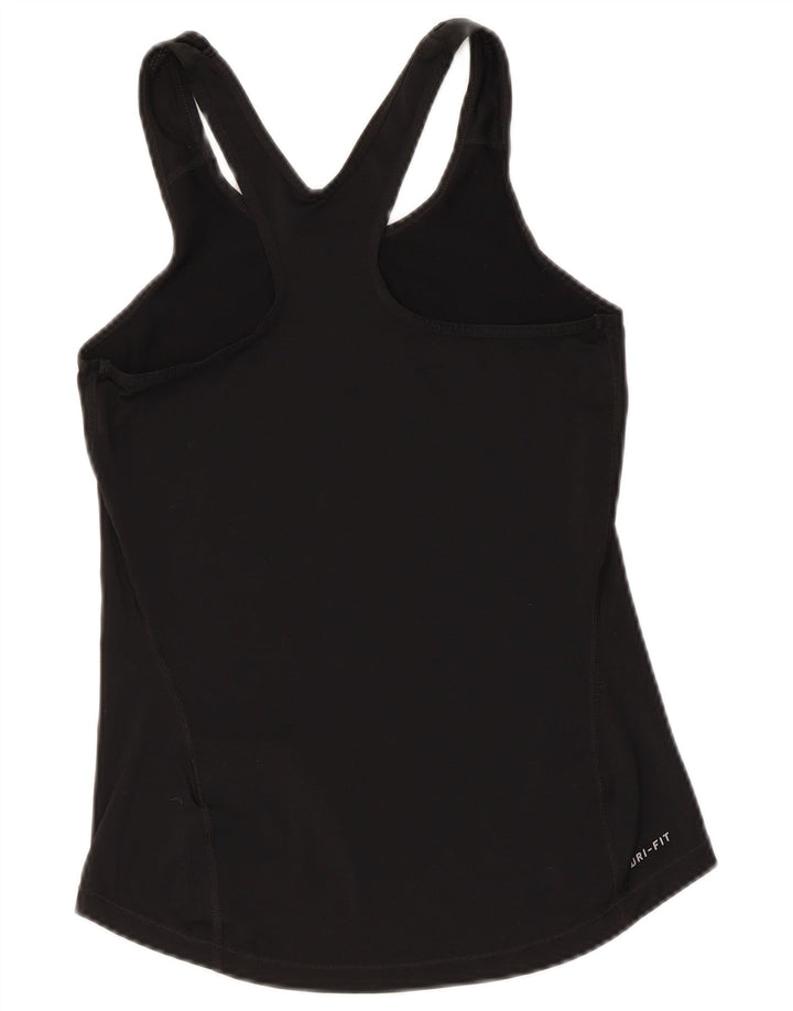 Vesta grafică pentru femei Nike UK 8 Small Poliester negru