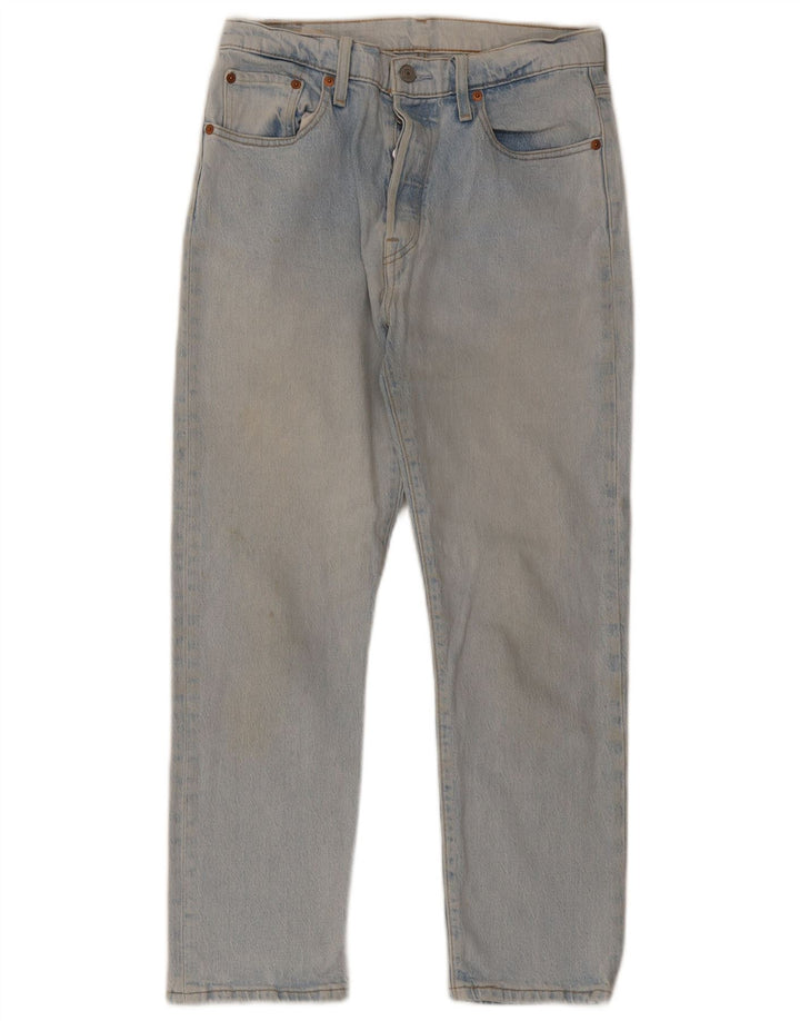 Blugi tăiați pentru bărbați Levi's 501 W29 L26 Bumbac albastru