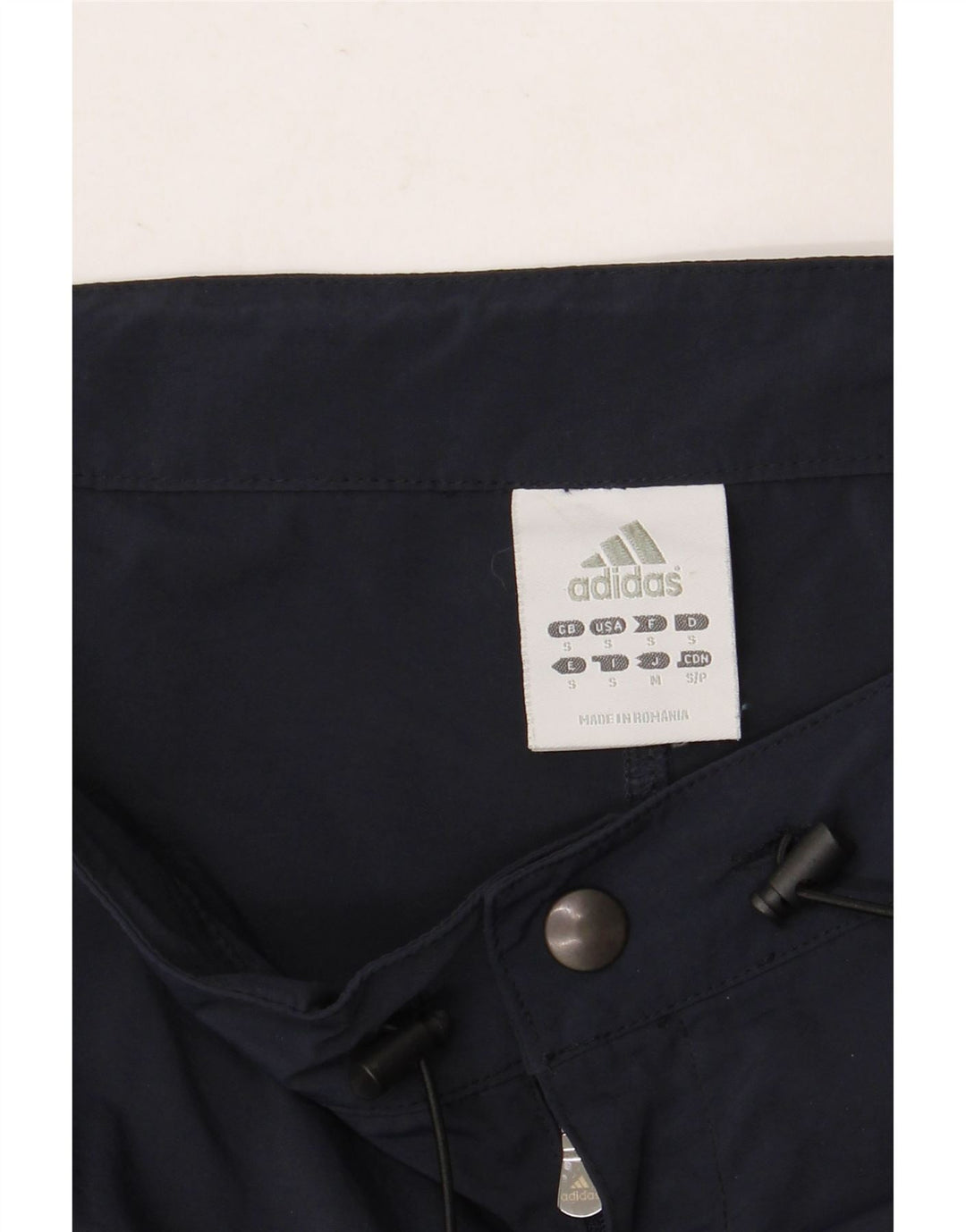 Pantaloni cargo drepti ADIDAS pentru bărbați, nailon mici, albastru