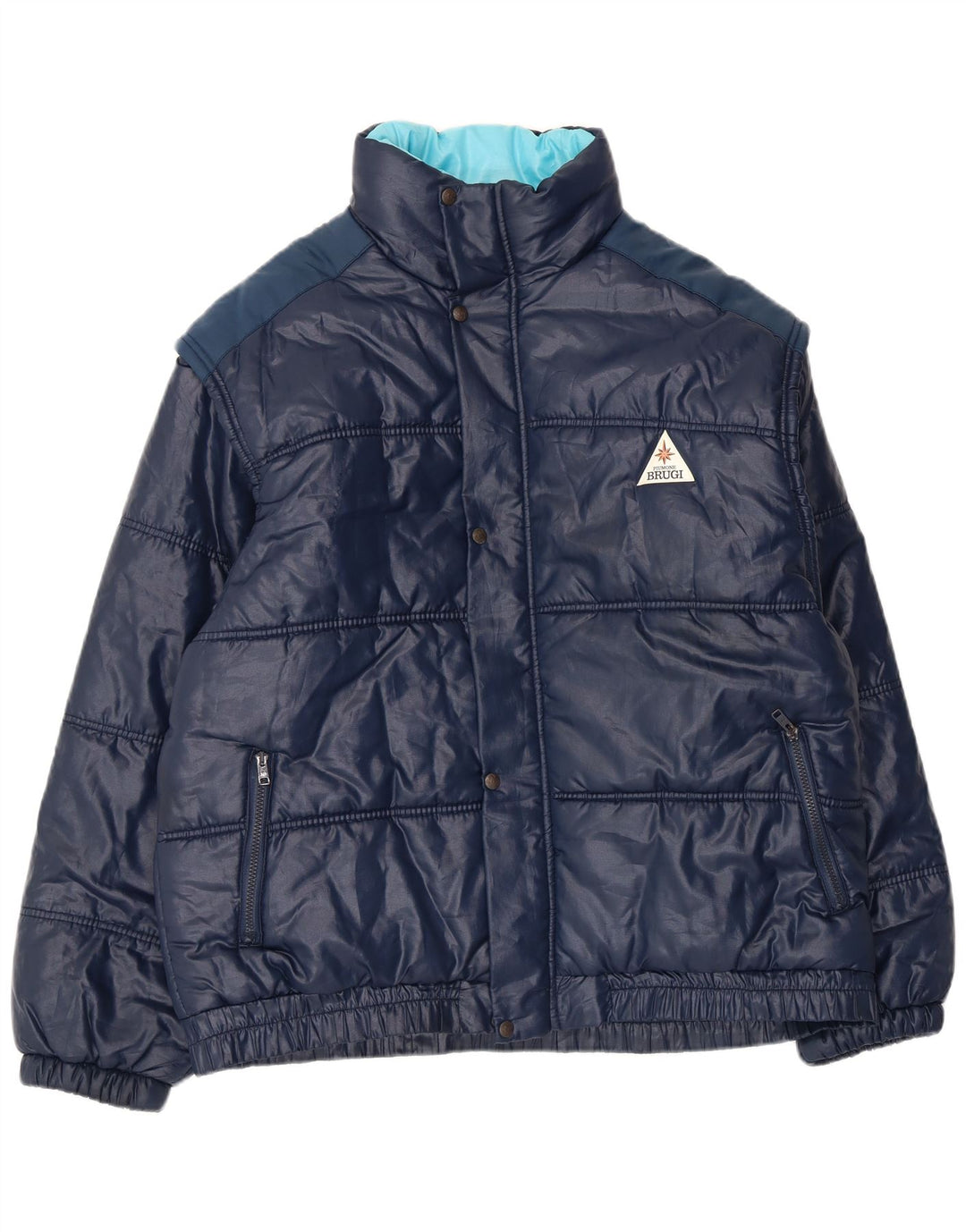 Jachetă căptușită pentru bărbați Brugi UK 42 XL Bleumarin