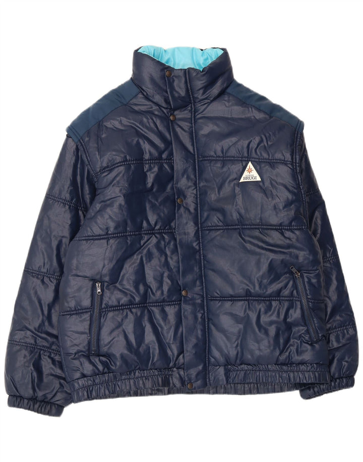 Jachetă căptușită pentru bărbați Brugi UK 42 XL Bleumarin