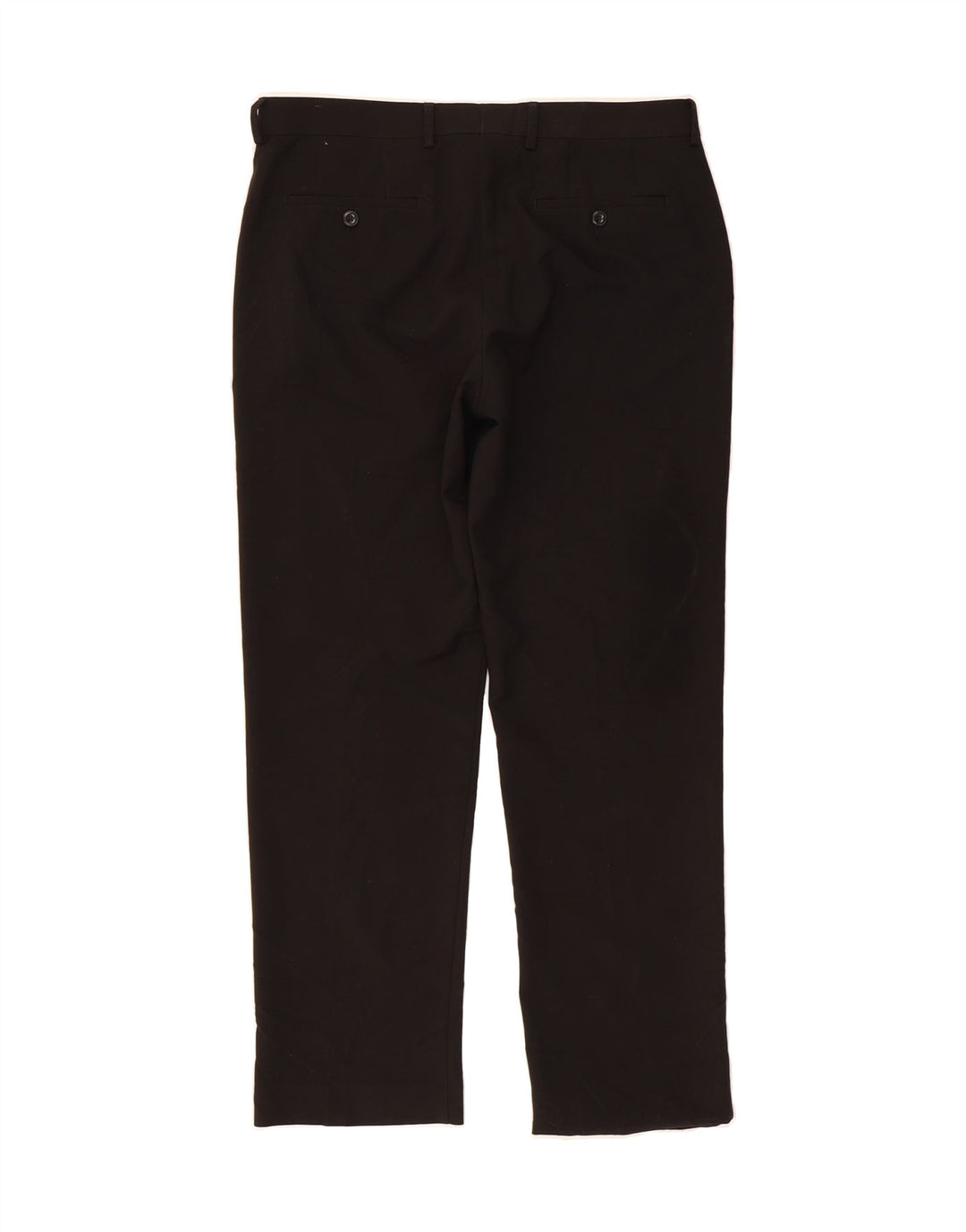 MICHAEL KORS Mens Straight Suit Trousers W34 L30 Black Polyester Vintage Michael Kors and Second-Hand Michael Kors from Messina Hembry 