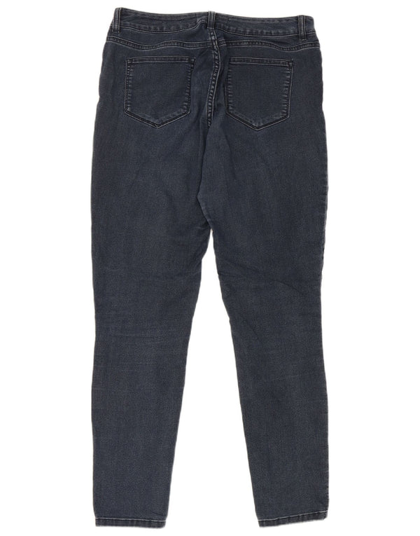 Fat Face blugi jegging pentru femei UK 12 Medium W32 L29 Bumbac bleumarin