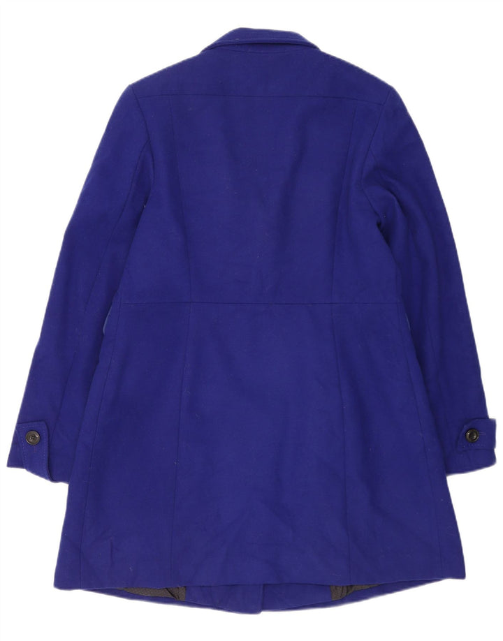 Palton pentru femei Marks & Spencer, militar, dublu, UK 12, albastru mediu