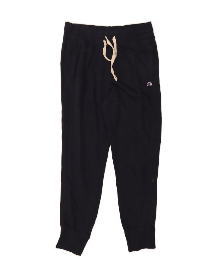 CHAMPION Mens Tracksuit Trousers Joggers Medium  Navy Blue Cotton Vintage Champion and Second-Hand Champion from Messina Hembry 