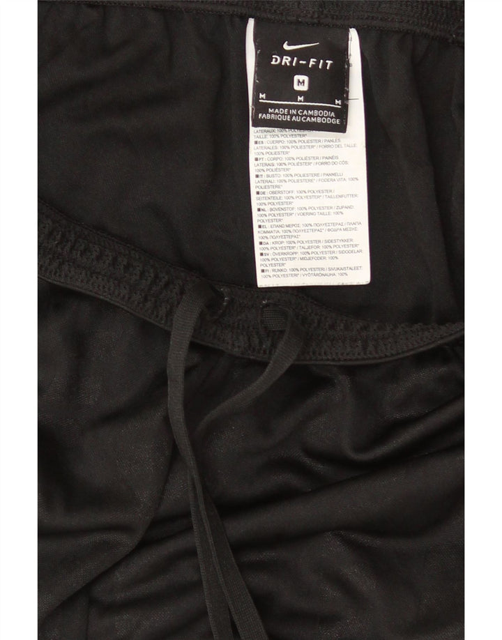 Pantaloni scurți sport Nike Dri Fit pentru bărbați, poliester mediu negru