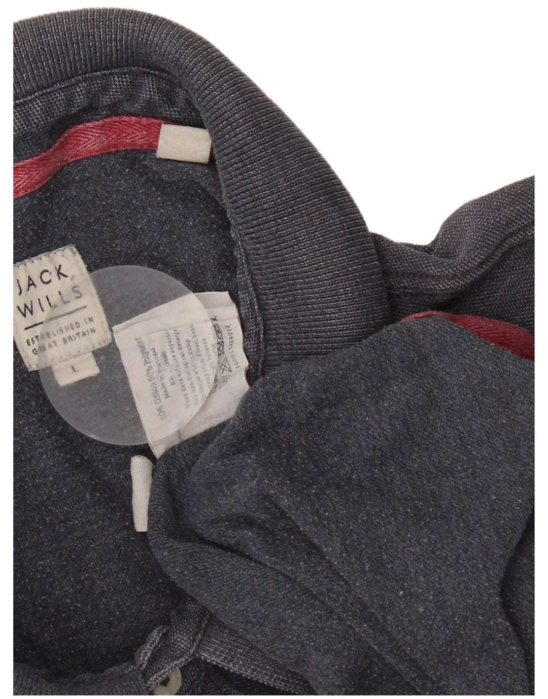 Tricou polo Jack Wills pentru bărbați, mare, albastru, bumbac