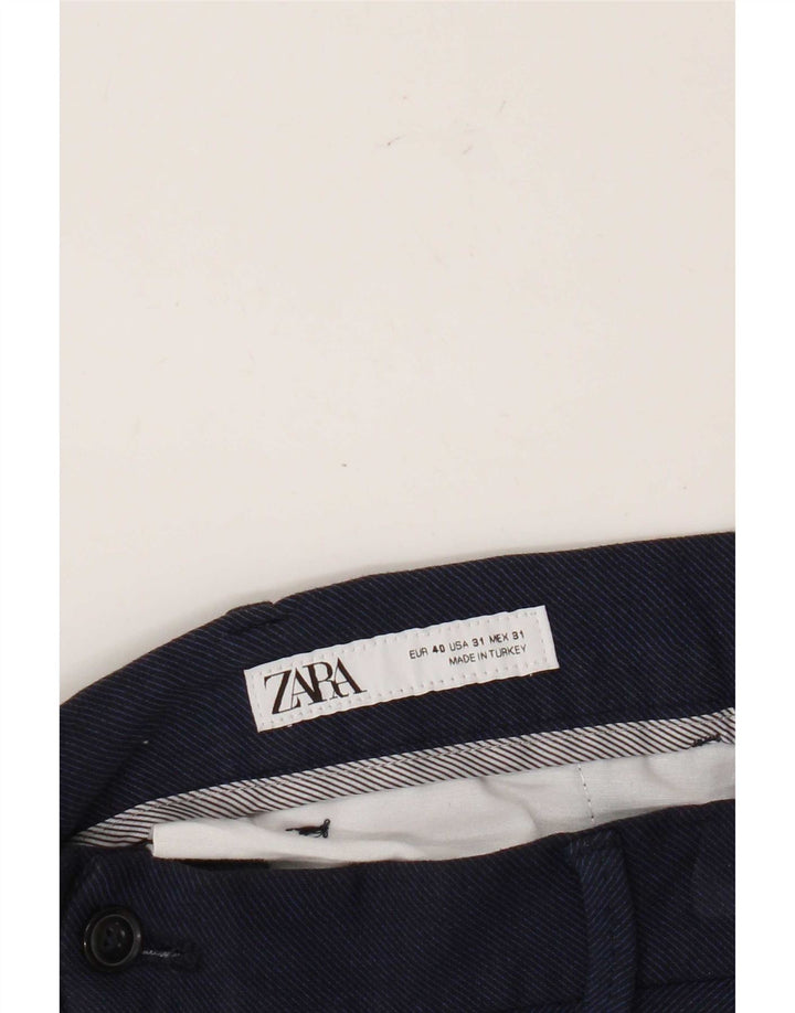 Pantaloni scurți chino pentru bărbați Zara EU 40 Medium W31 Bleumarin