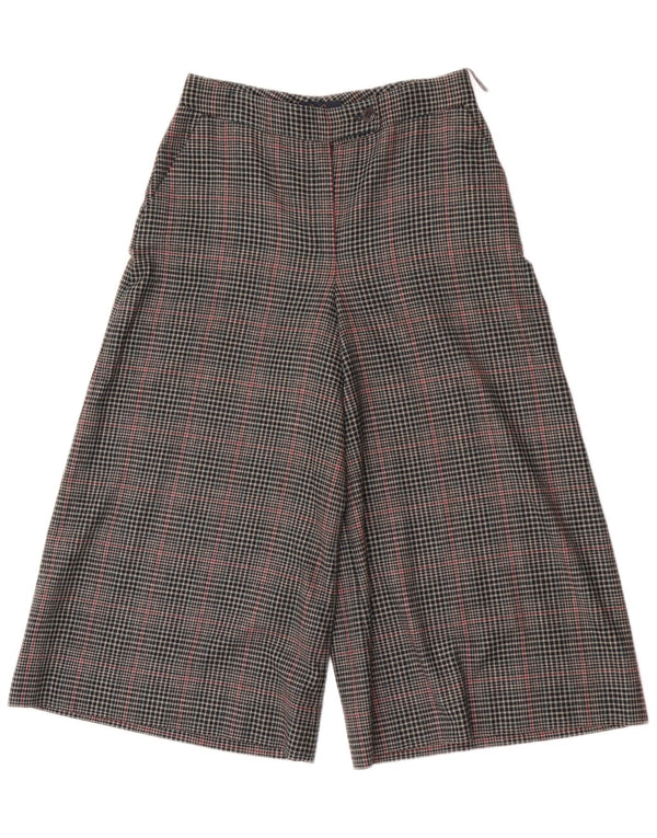 Luisa Spagnoli Pantaloni Capri cu talie înaltă pentru femei IT 42 Medium W28 L22 Gri