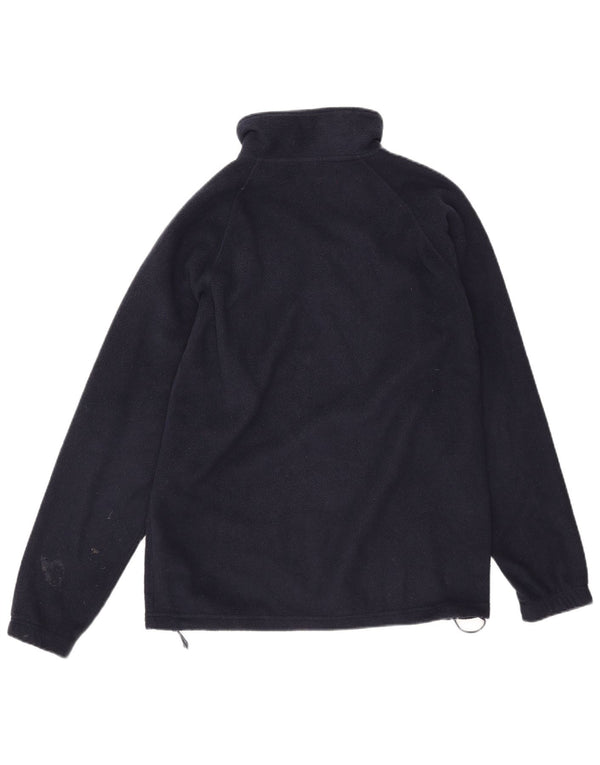 Pulover pentru bărbați KAPPA, cu fermoar și gât, din lână, poliester mic, albastru