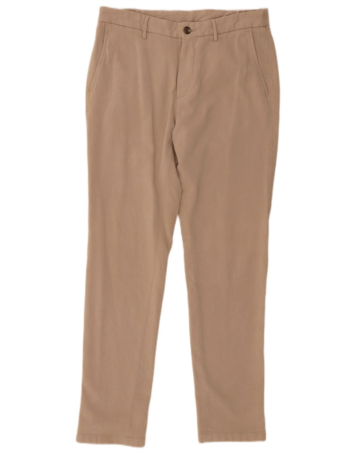 Massimo Dutti Pantaloni chino subțiri pentru bărbați EU 40 Mediu L31 L30 Bej