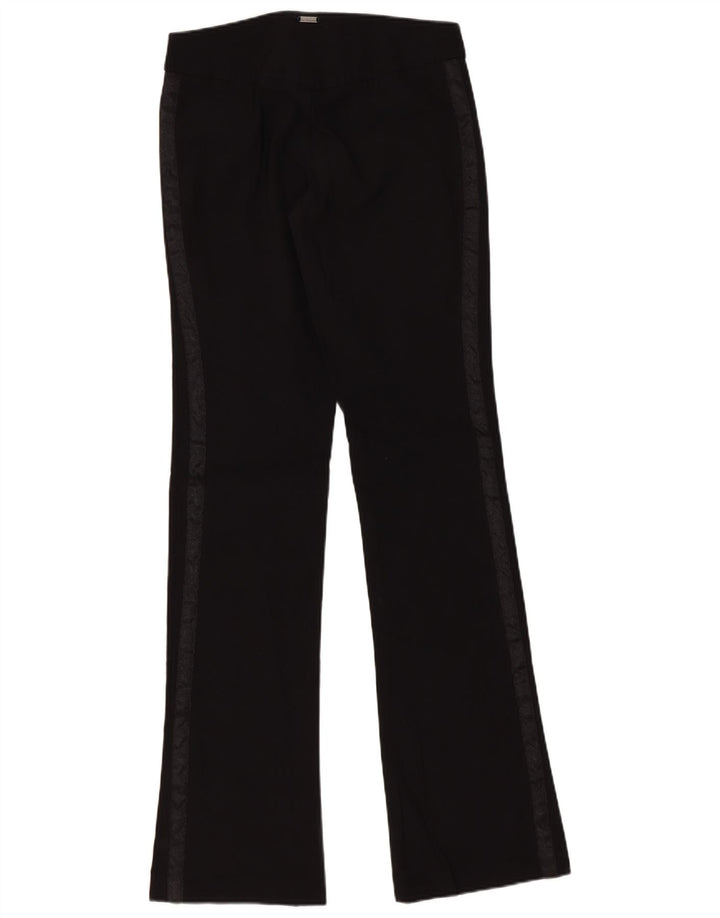 Pantaloni casual Bootcut Guess pentru femei W24 L32, negru, raion