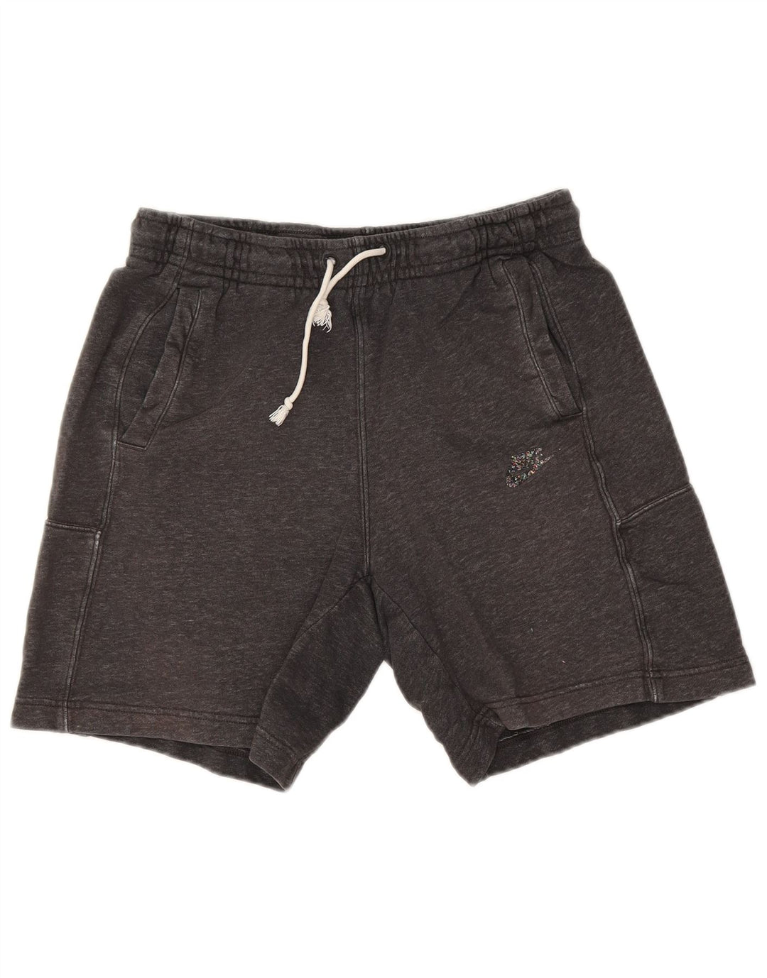 Pantaloni scurți sport Nike pentru bărbați, bumbac cu pete gri medii