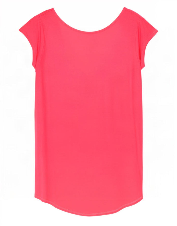 Top cu tunică pentru femei Zara UK 14 Large Pink