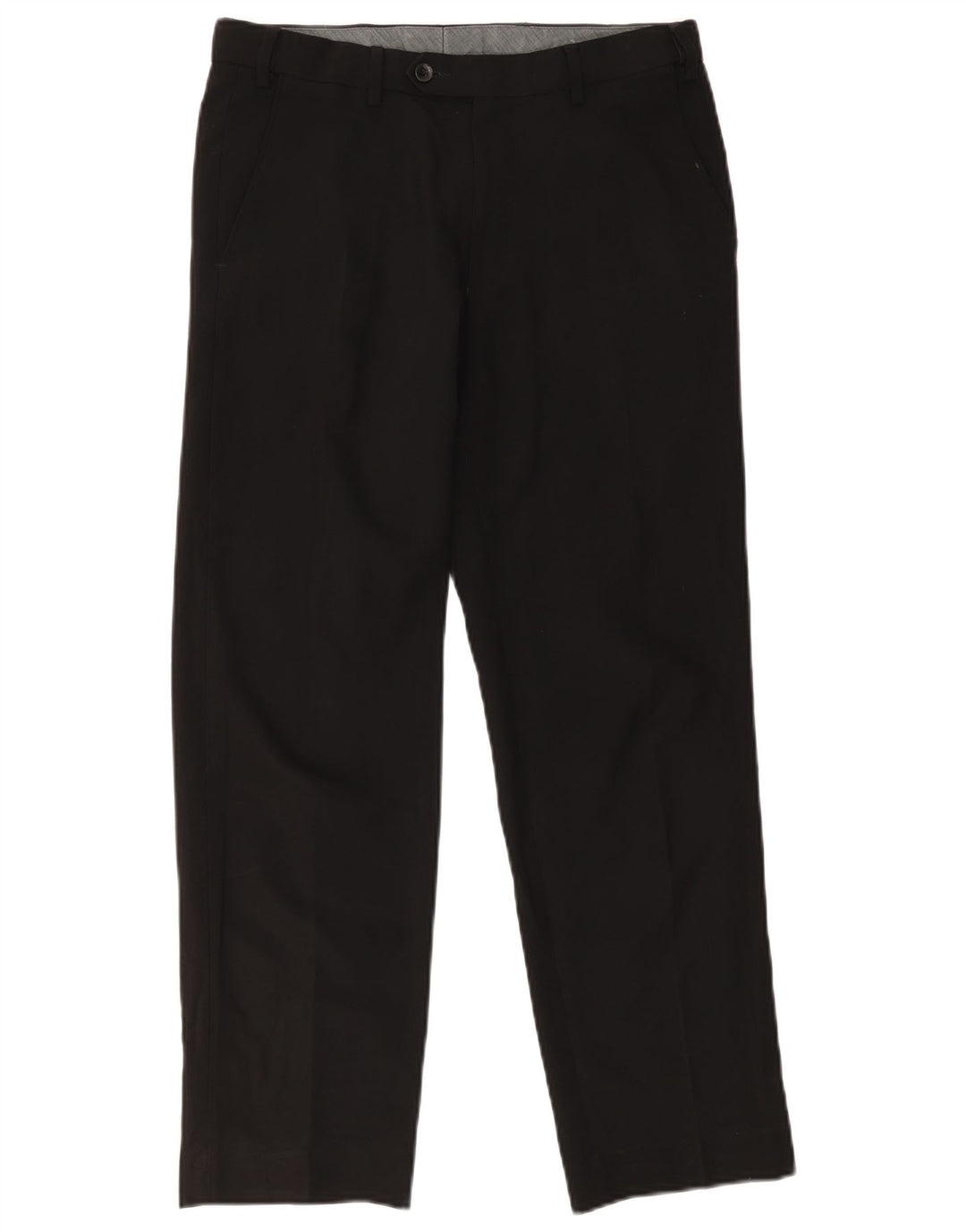 Pantaloni chino obișnuiți pentru bărbați Marks & Spencer L32 L29 Poliester negru