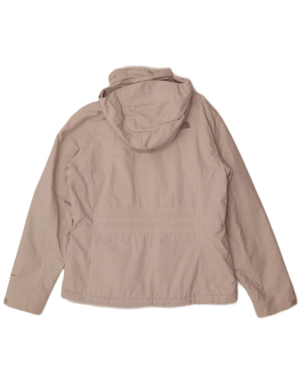 Jachetă Windbreaker pentru femei cu glugă The North Face UK 16, mare, gri, poliester
