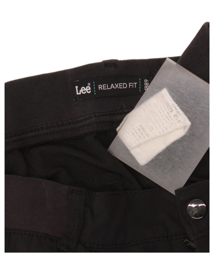 Pantaloni cargo pentru femei Lee, cu croiala relaxată, US 8 Medium W32 L32 Poliester negru