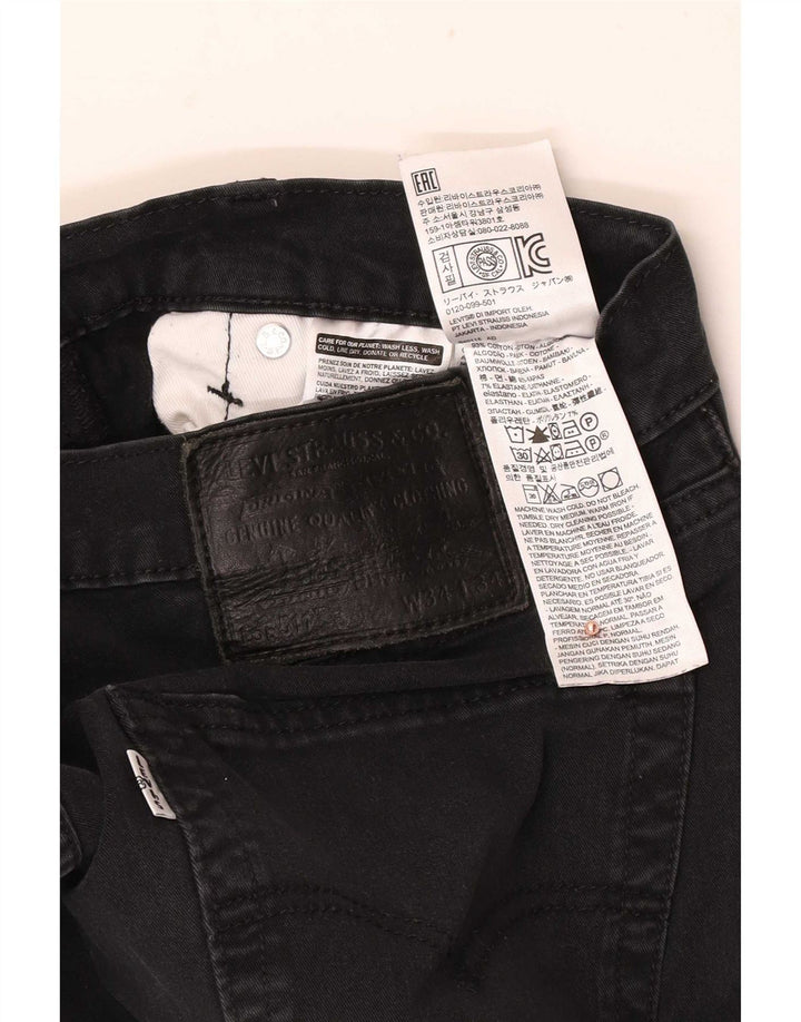 Blugi Levi's 511 Slim pentru bărbați W34 L34 bumbac negru