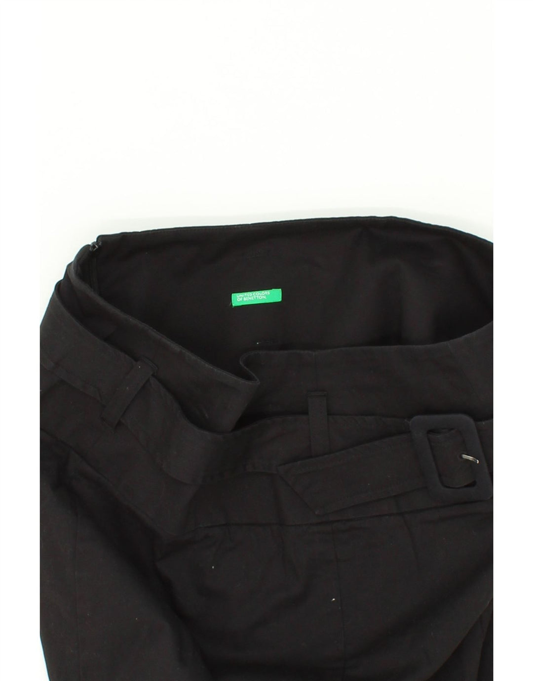 BENETTON Womens Straight Skirt W32 Large Black Vintage Benetton and Second-Hand Benetton from Messina Hembry 