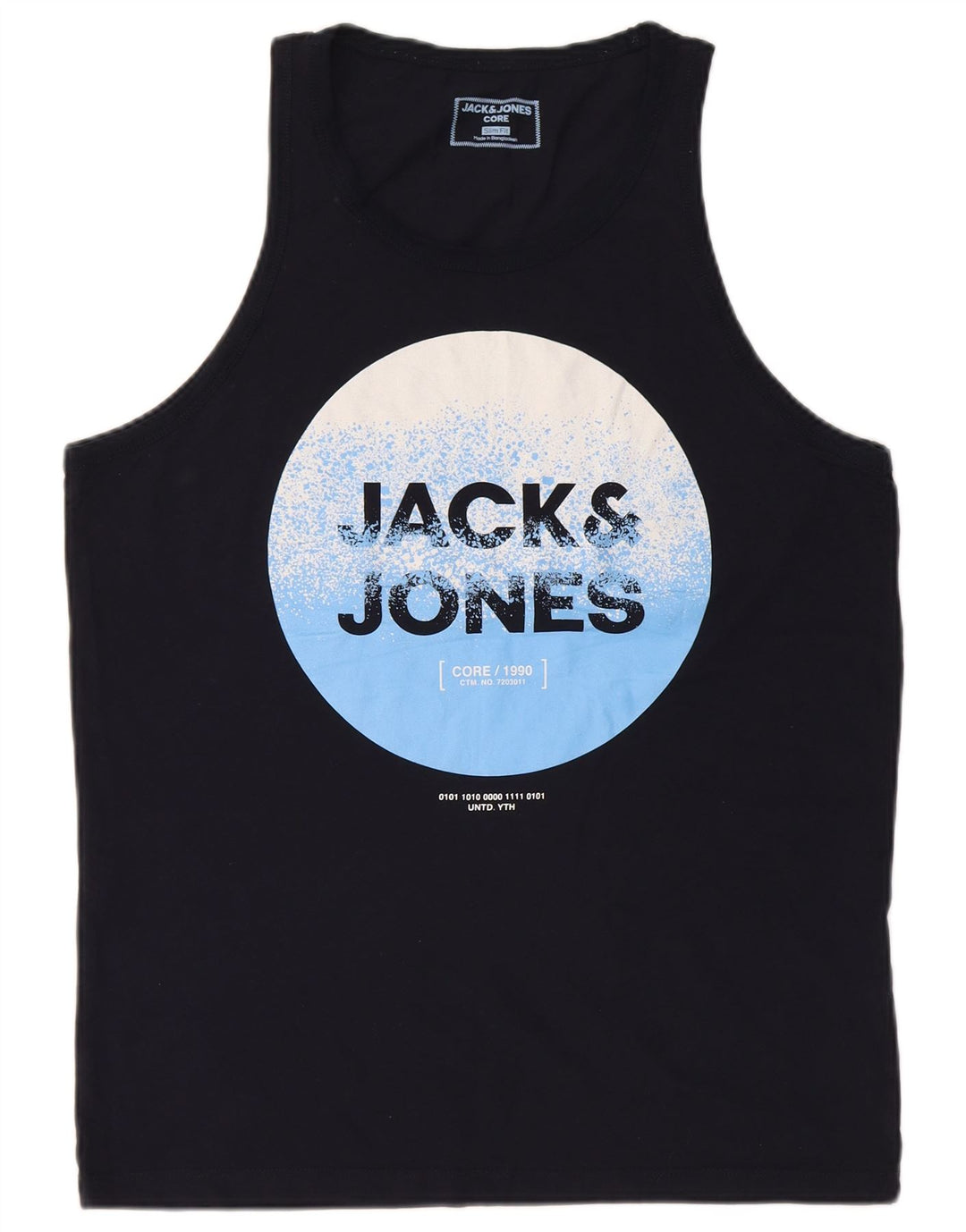 Vestă cu grafică Jack & Jones pentru bărbați, mare, bleumarin