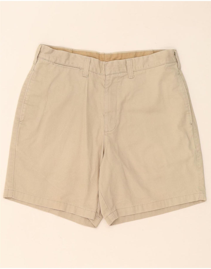 MARKS & SPENCER Pantaloni scurți chino pentru bărbați W34, bumbac mare, bej