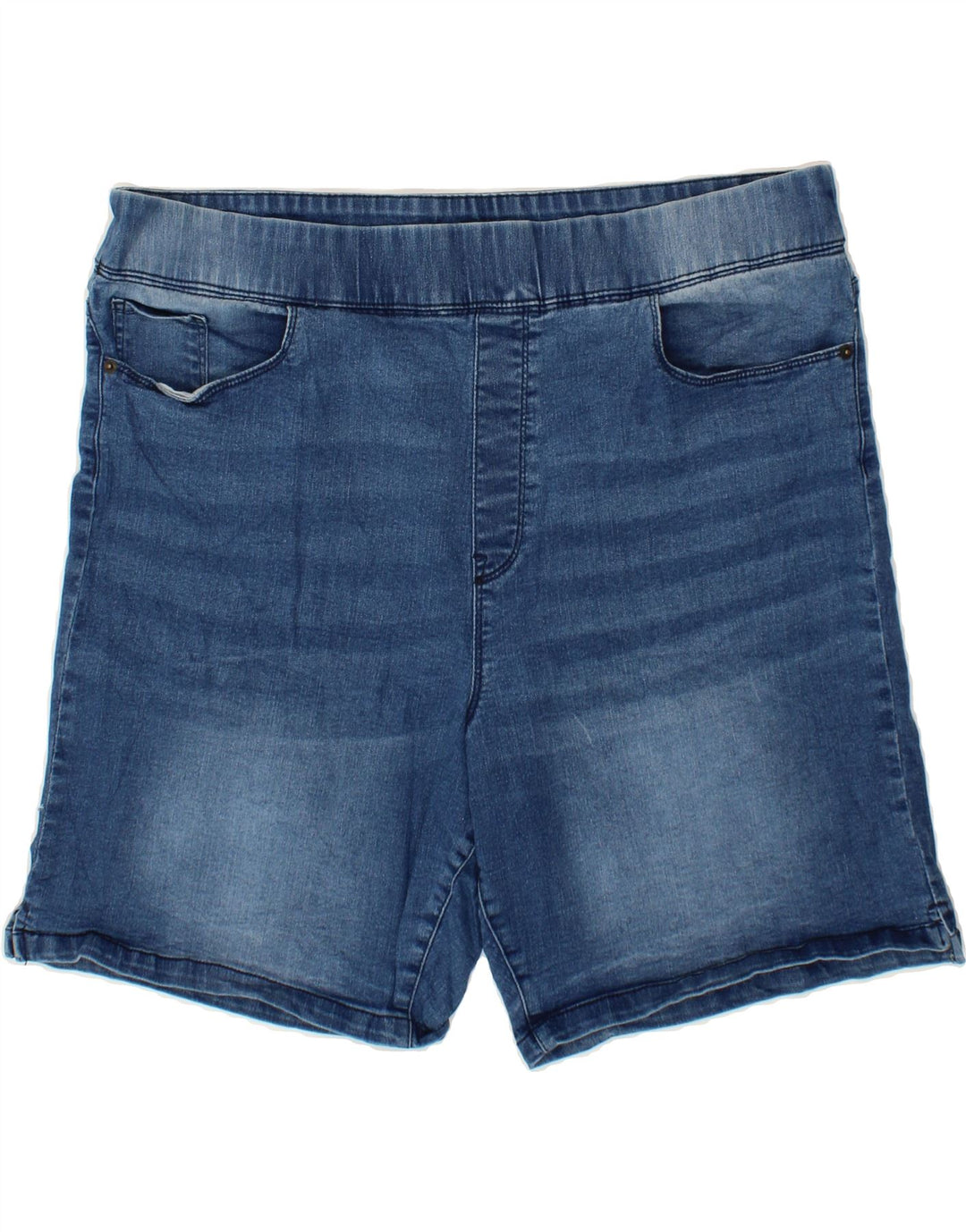 DKNY Womens Denim Shorts 2XL W40  Blue Cotton Vintage Dkny and Second-Hand Dkny from Messina Hembry 