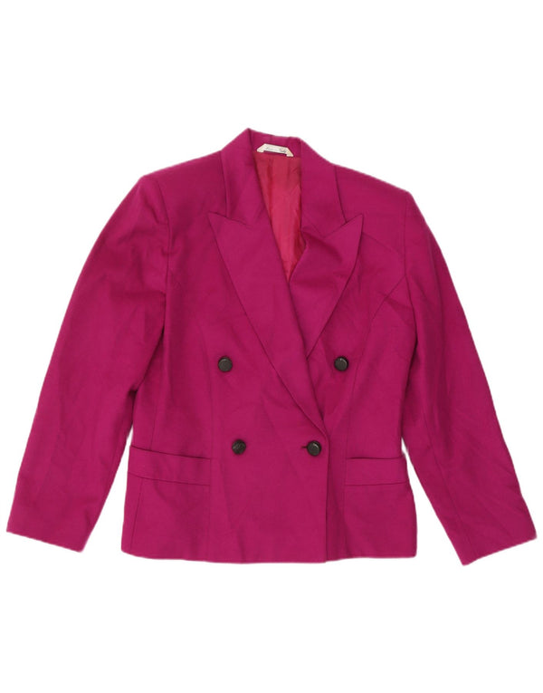 Jachetă Blazer pentru femei Accento By Marzotto, cu două piepturi, UK 16, mare, roz