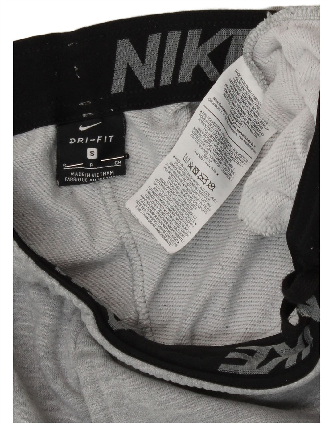 Pantaloni de trening pentru femei Nike Joggeri UK 10 Poliester gri mic