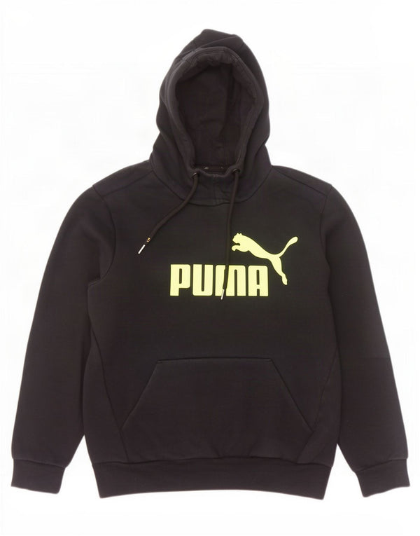 Pulover pentru bărbați Puma Graphic Hoodie Jumper mic, negru, bumbac
