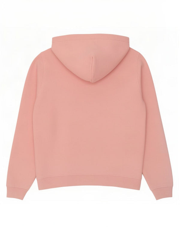 Jack Wills Pulover supradimensionat cu glugă cu grafic pentru femei UK 18 XL bumbac roz