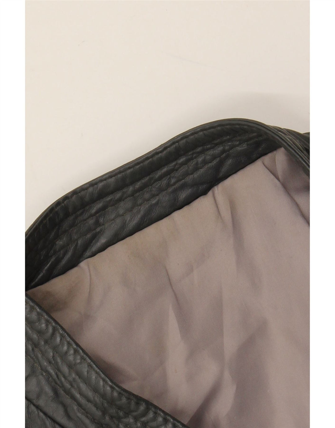 Jachetă de piele pentru bărbați VINTAGE UK 40, mare, gri din piele