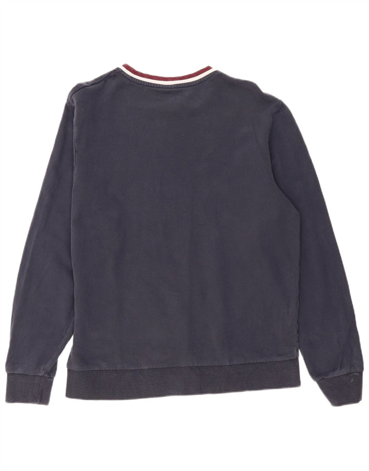 Pulover pentru bărbați Jack & Jones Pulover mare din bumbac bleumarin