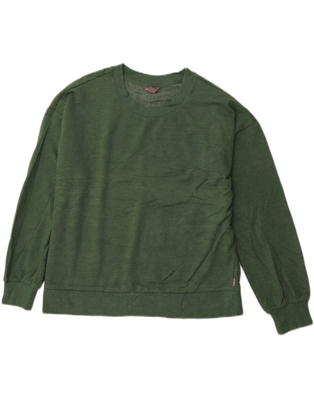 EDDIE BAUER Pulover pentru damă, UK 14, bumbac verde mediu